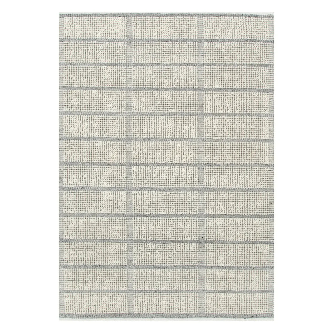 Albany Ivory Grey Wool Rug
