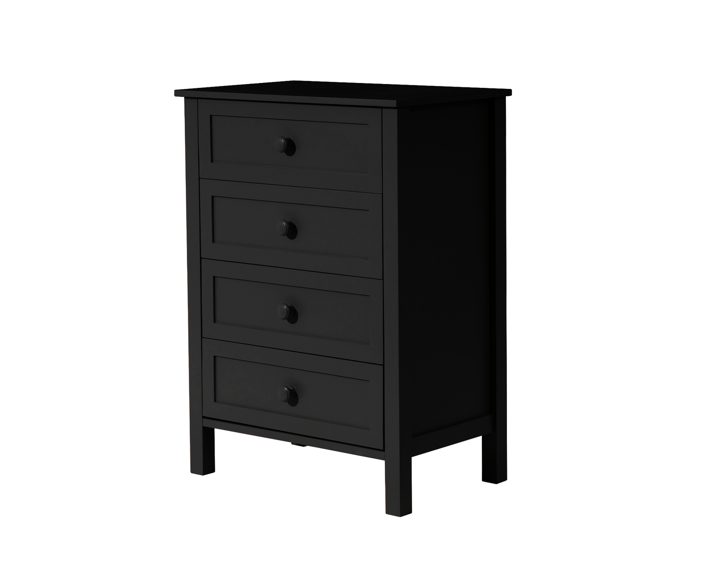 Jesse Black 4 Drawer Tallboy