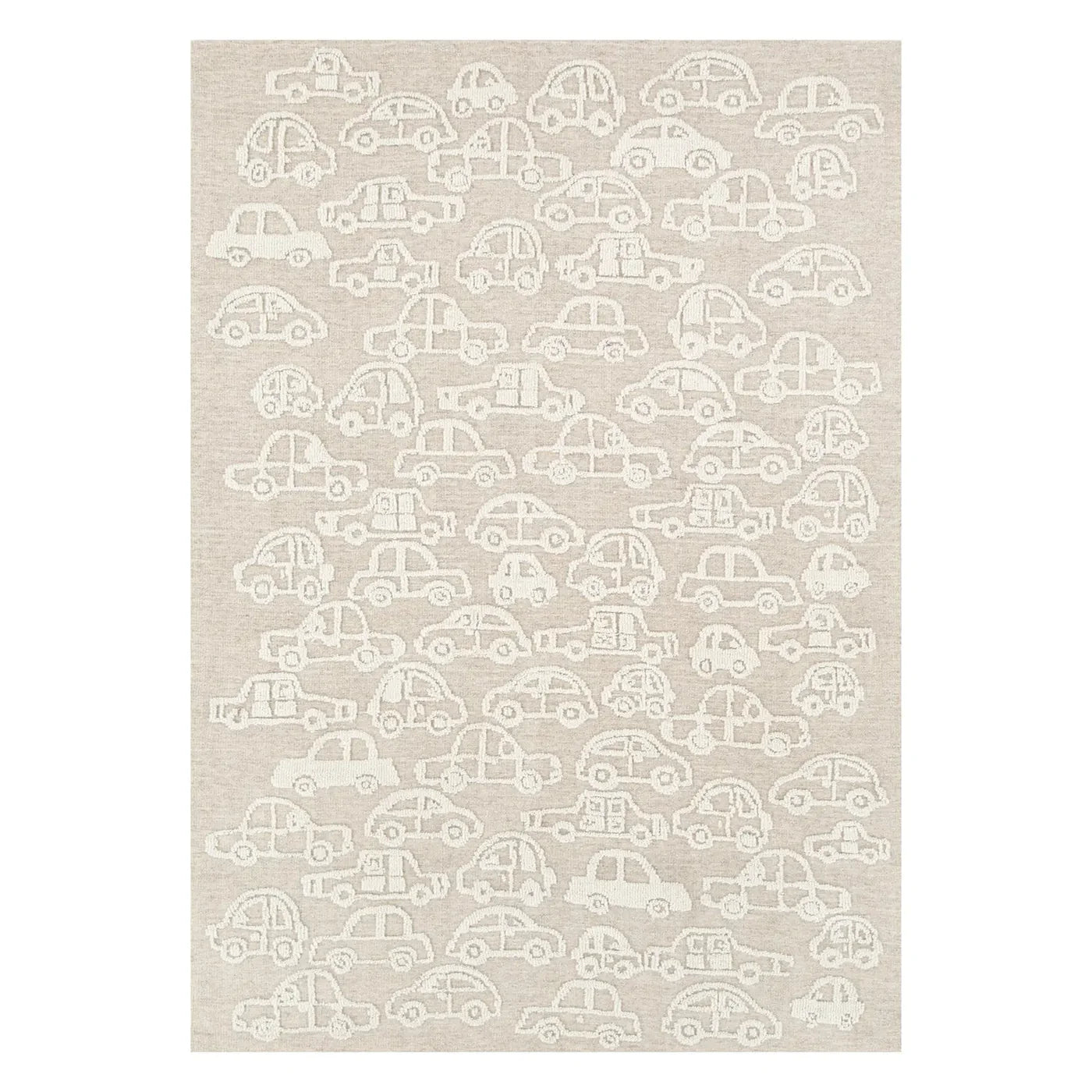 Kelso Natural Ivory Wool Nursery Rug