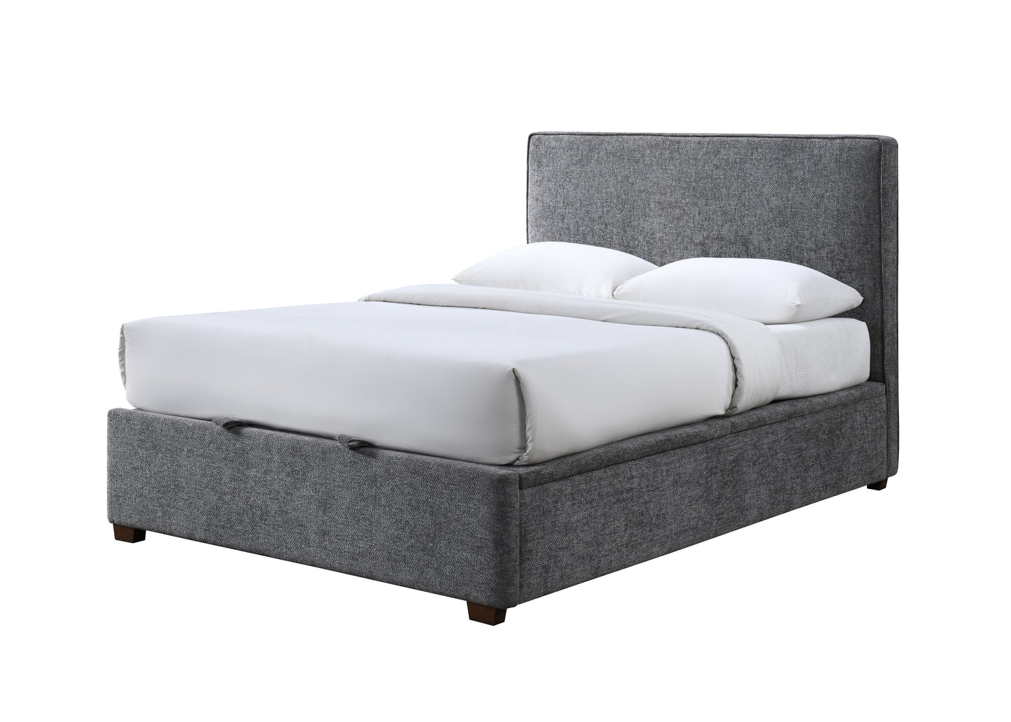 Leni Steel Grey Gaslift Storage King Bed