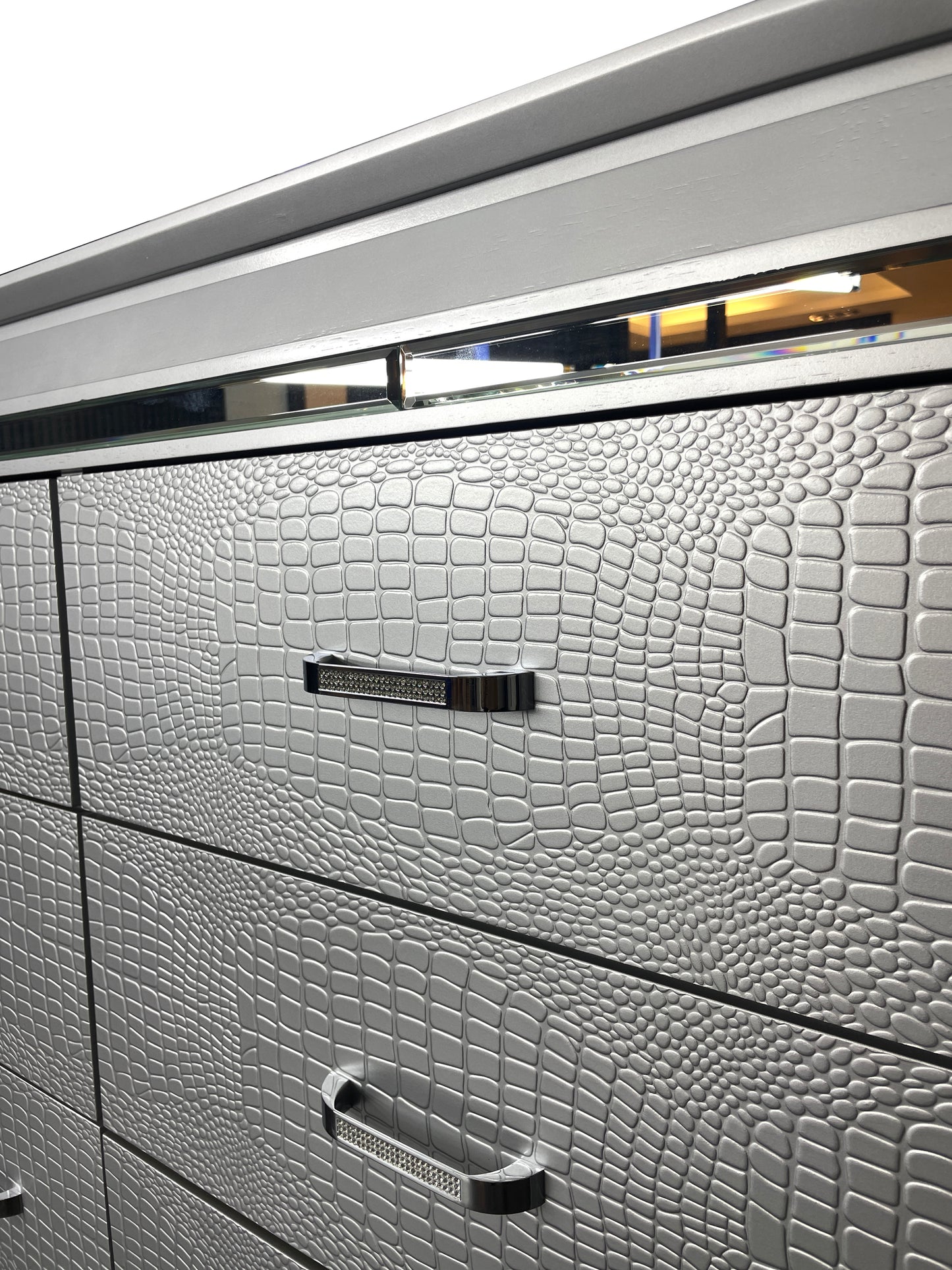 Veronica Silver 9 Drawer Dresser