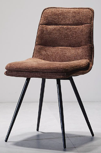 Raffael Rust Fabric Dining Chair