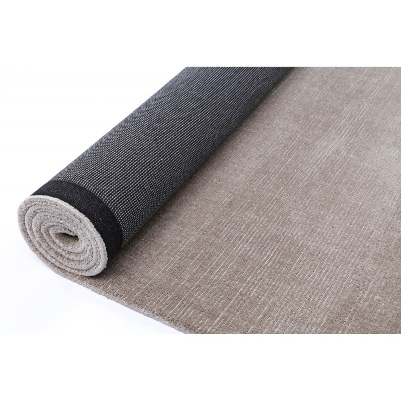 Bellagio Silver Polyester Hand Tufted Rug