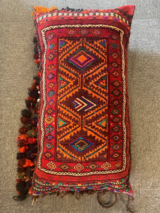 Hand knotted Afghan Pushti Cushion