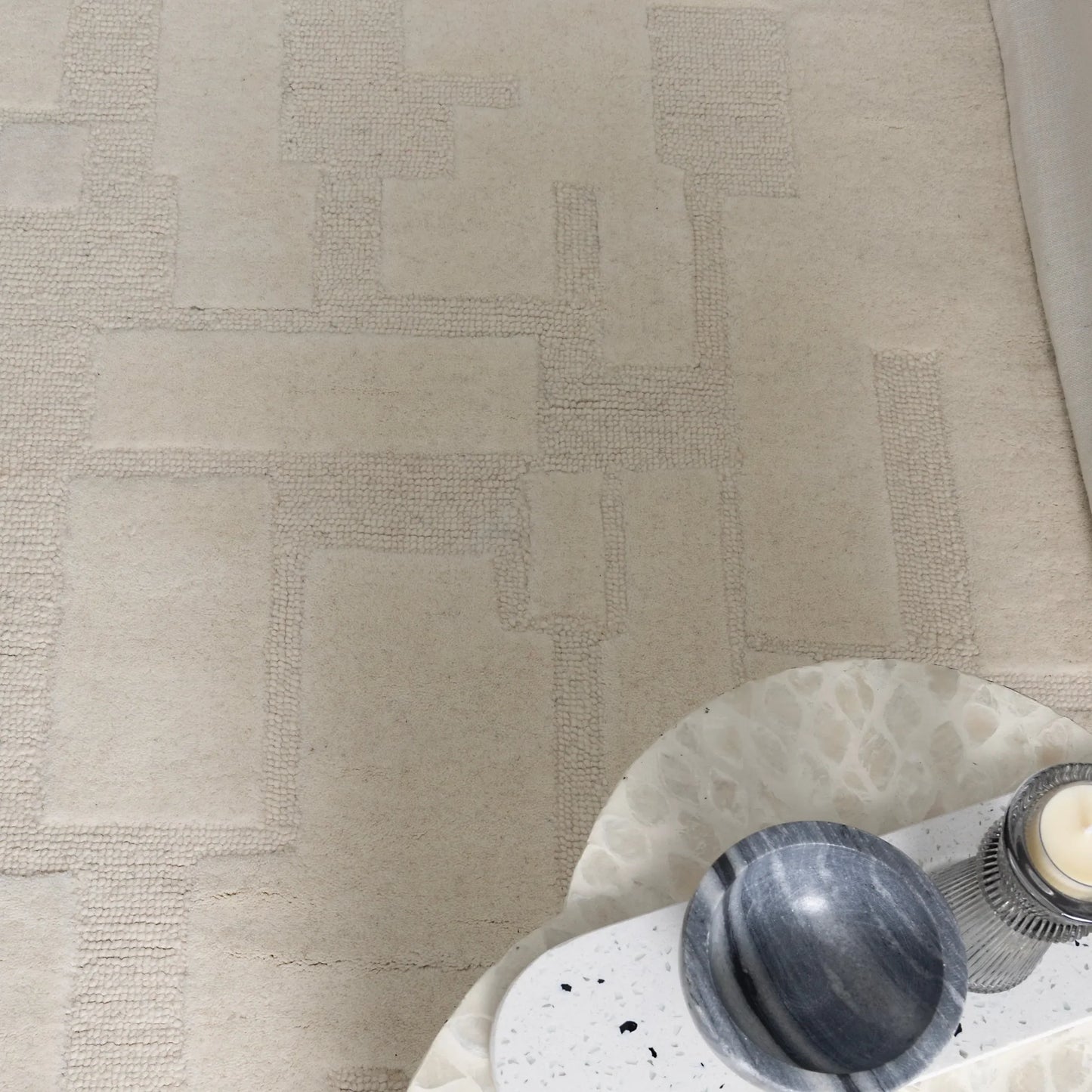 Albion   Ivory   Wool   Rug