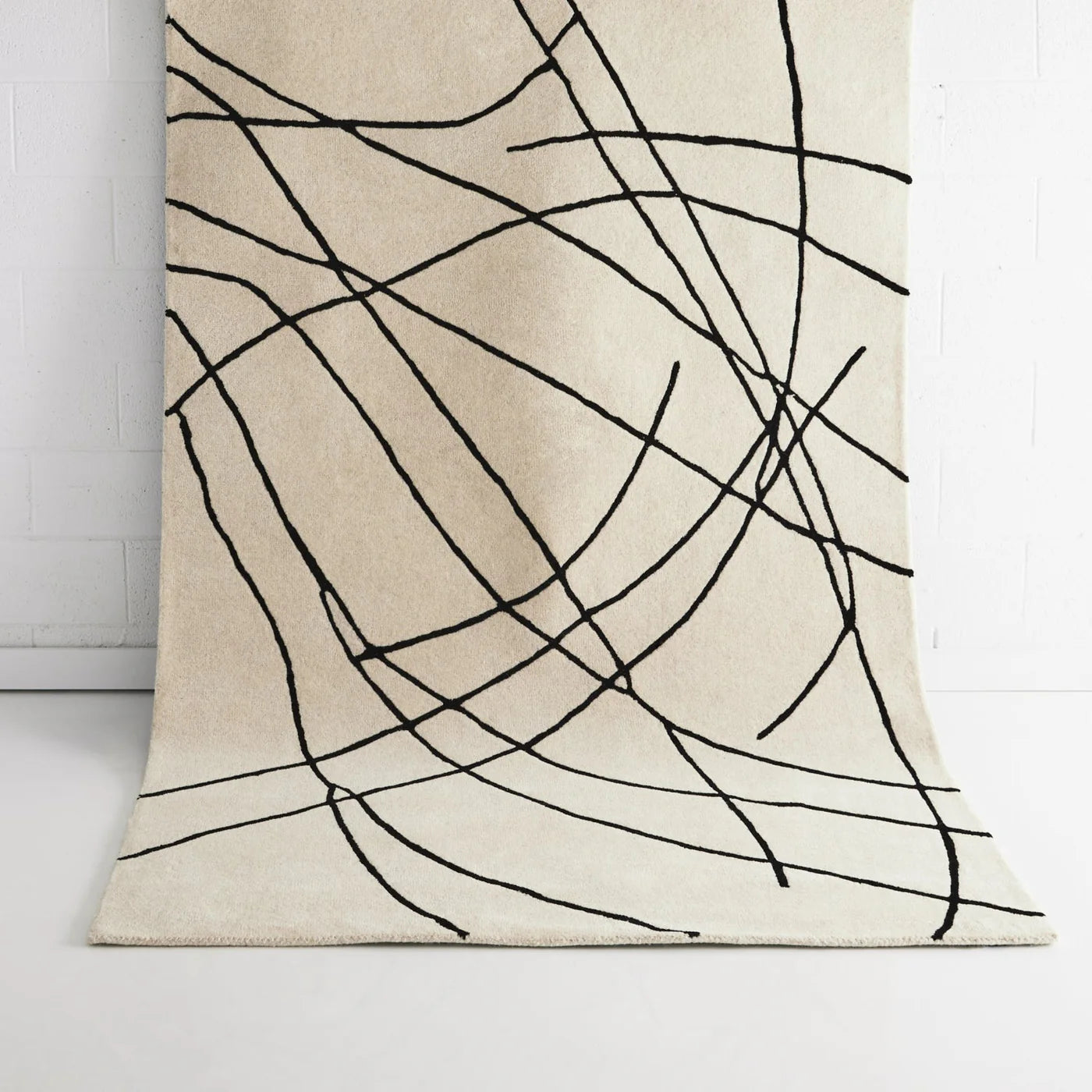 Alison   Ivory   Charcoal   Wool   Rug