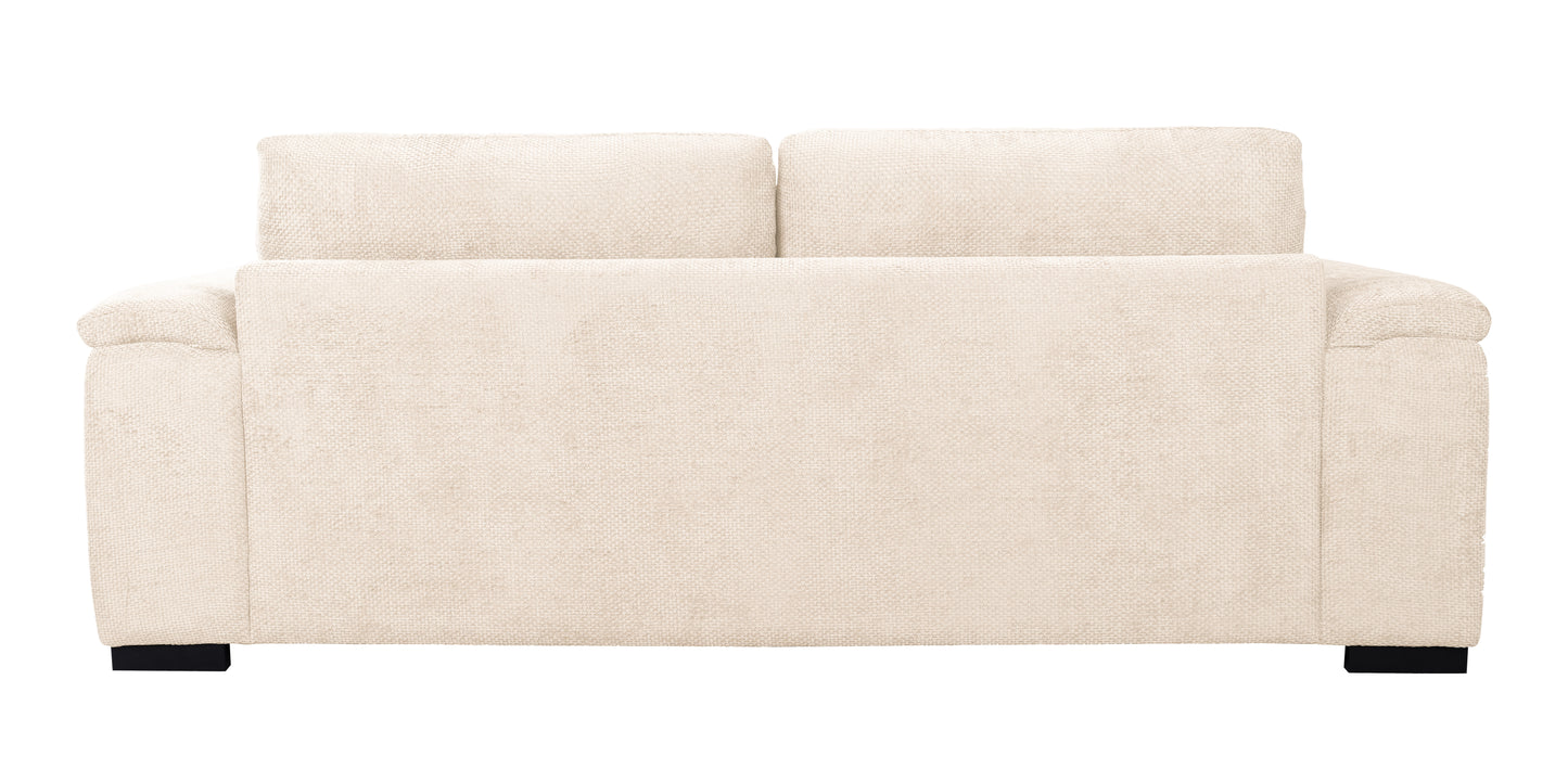 Brandon Sand Fabric 3 Seater Sofa