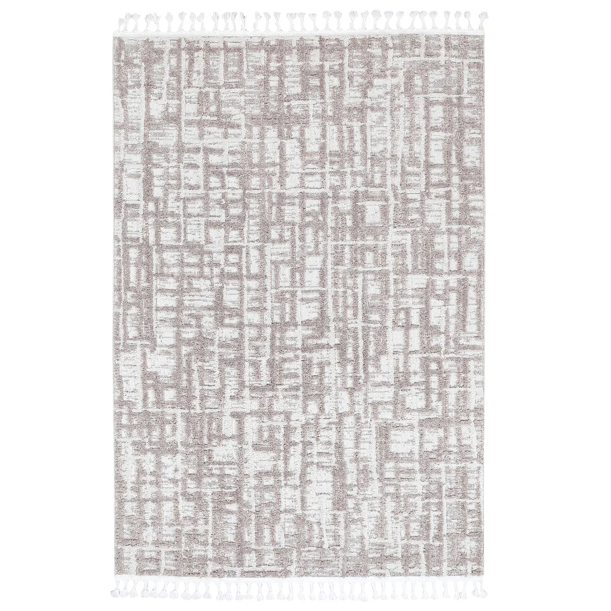 Bilbao Beige Kubra Contemporary Rug