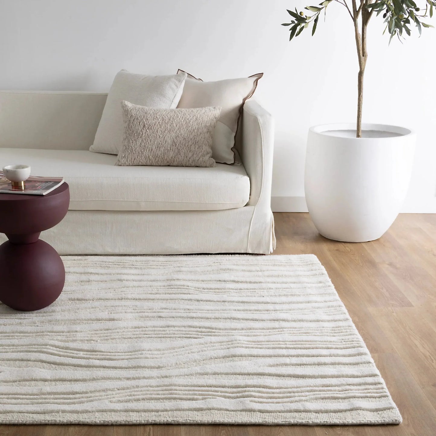 Barron  Ivory  Beige  Rug