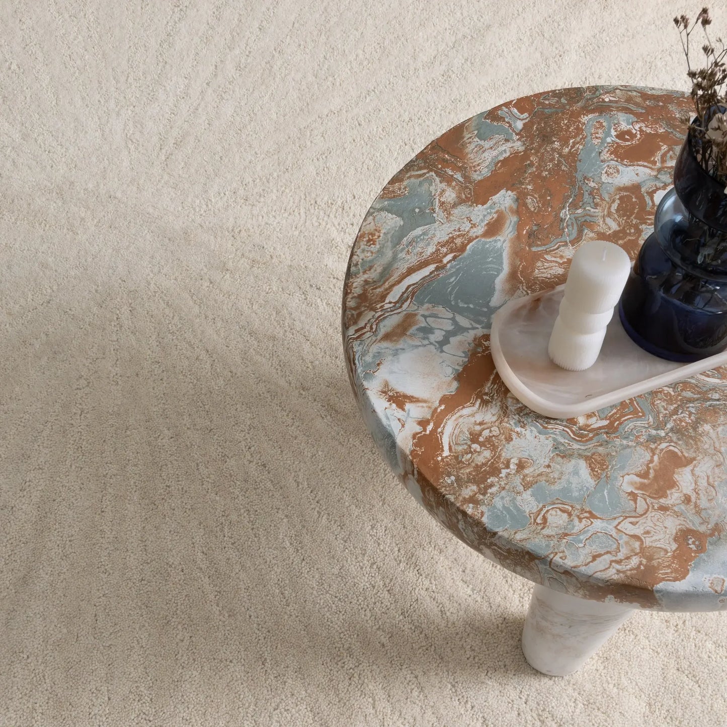 Calen   Ivory   Wool   Rug