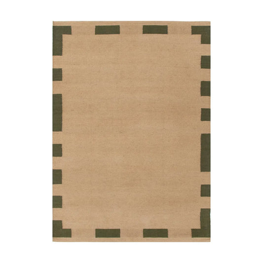 Carlton   Natural   Green   Jute   Rug