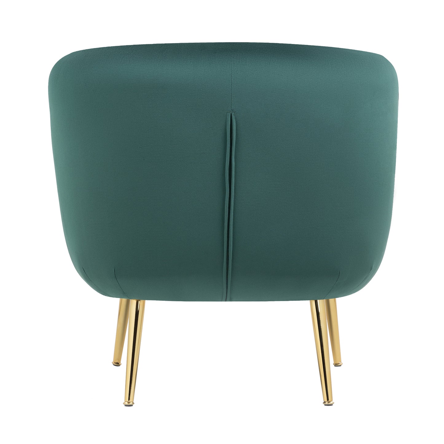 Cecil Green Valvet Fabric Tub Chair