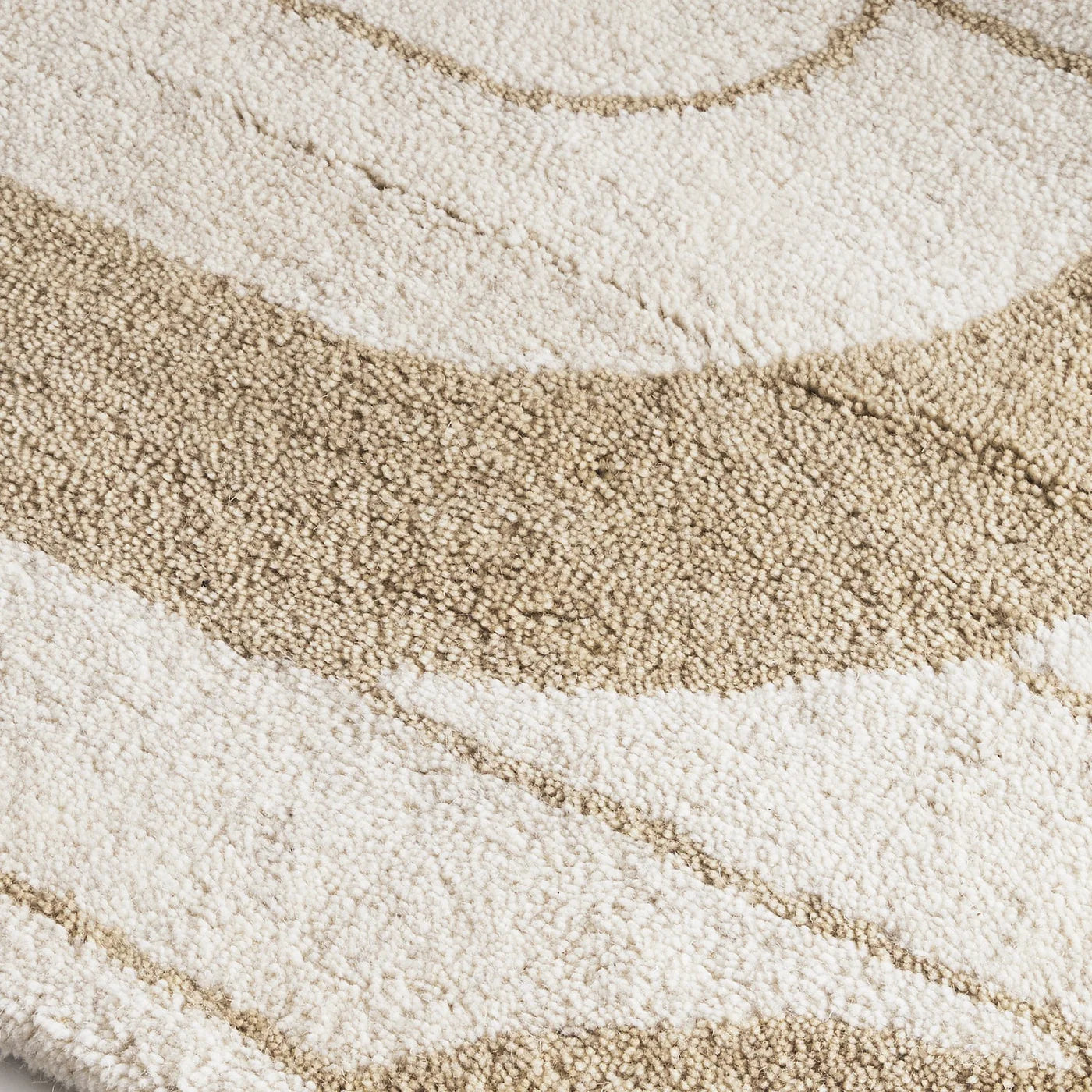 Clovelly   Ivory   Sand   Wool   Rug