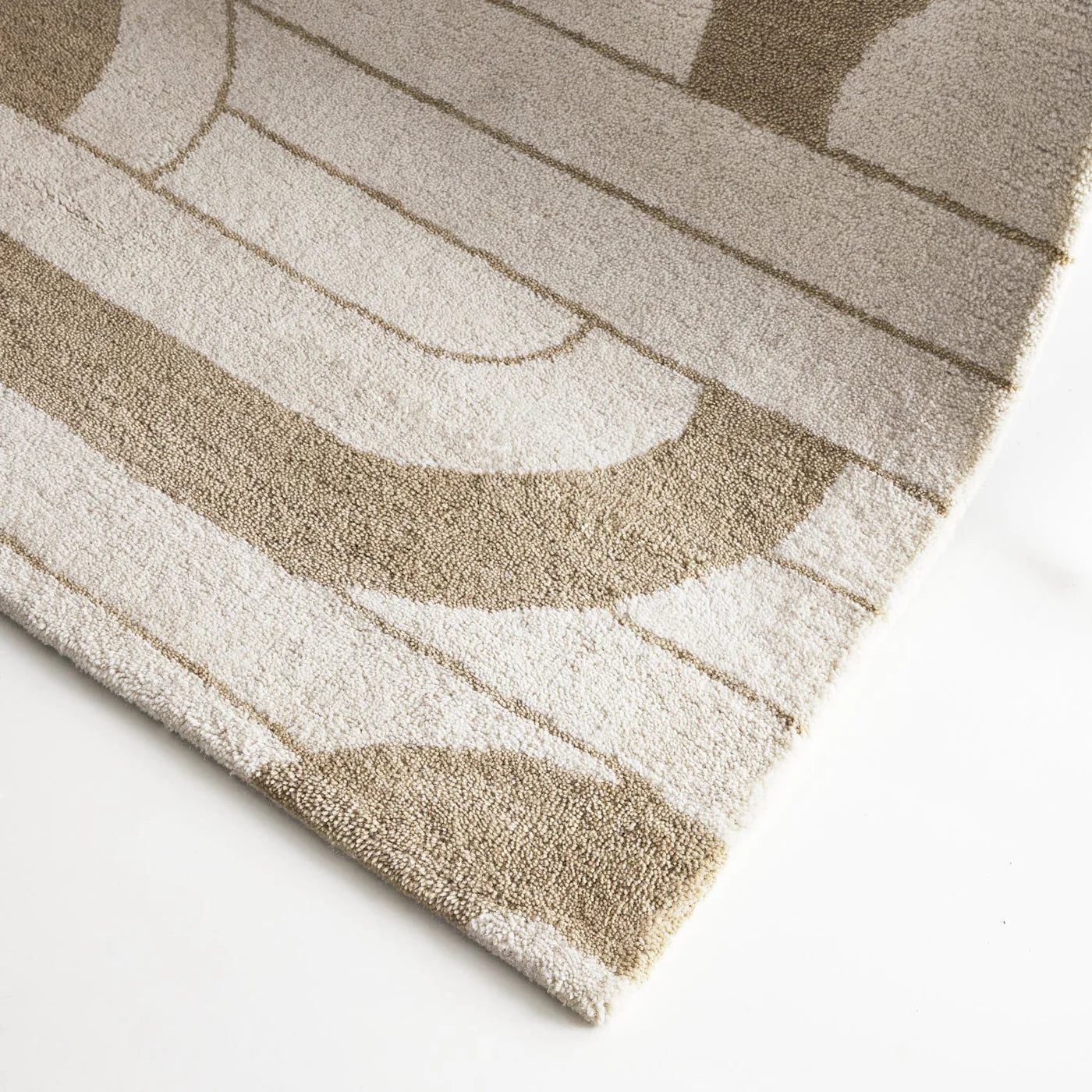 Clovelly   Ivory   Sand   Wool   Rug