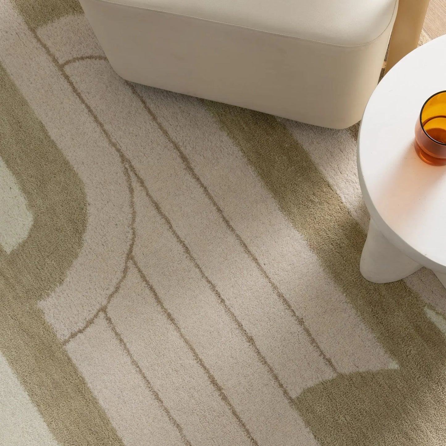 Clovelly   Ivory   Sand   Wool   Rug