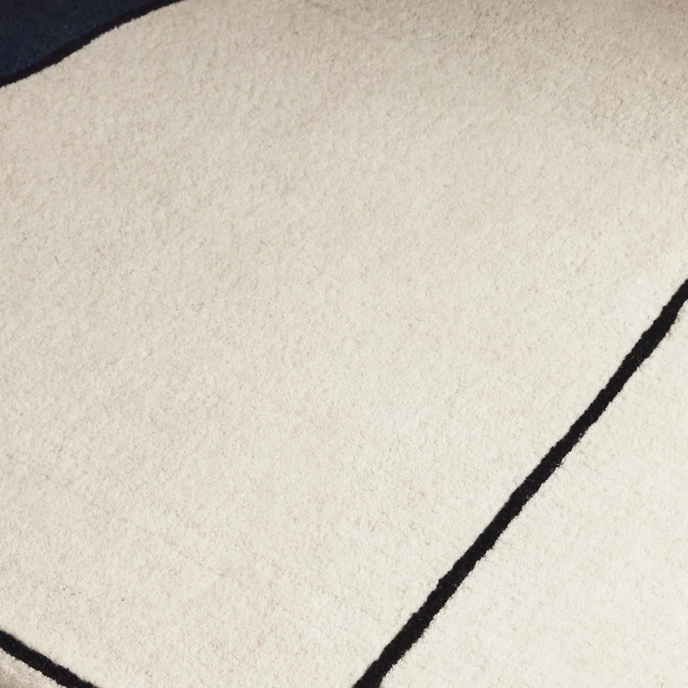 Como   Blue   Designer   Wool   Rug