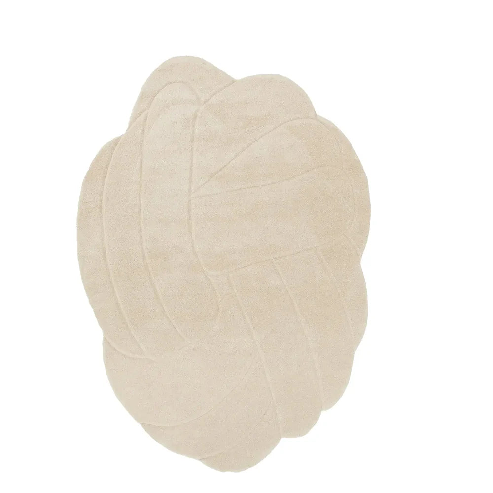 Coral   Irregular   Wool   Rug