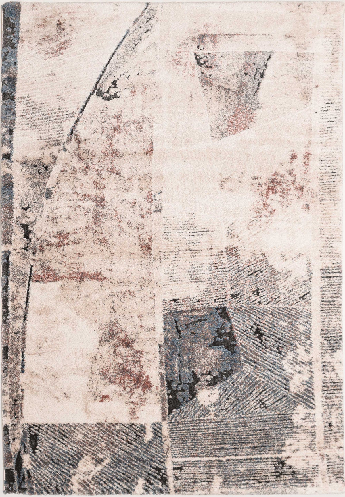 Da Vinci Dark Grey Cream Rug