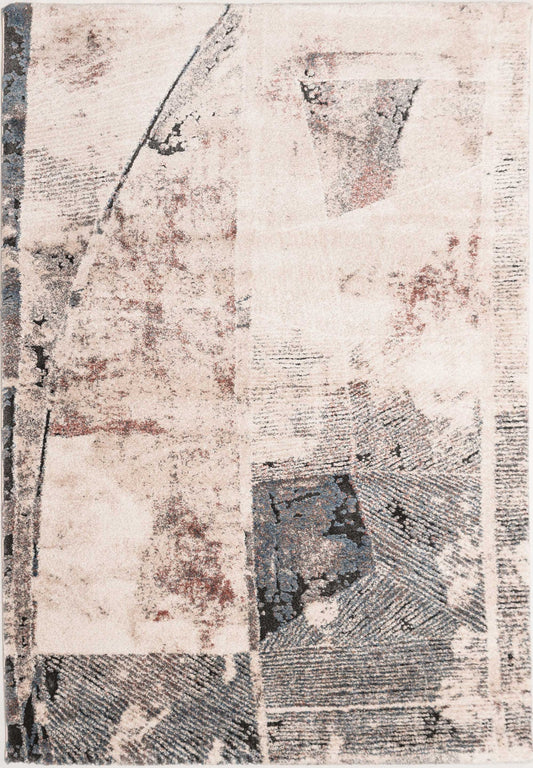 Da Vinci Dark Grey Cream Rug