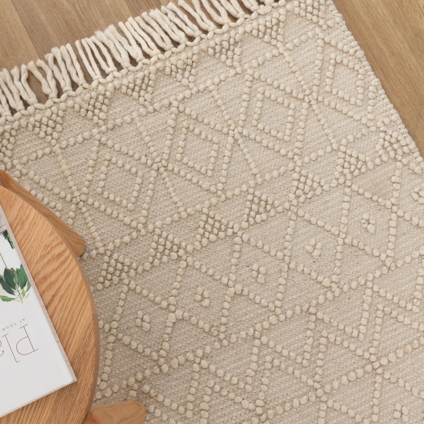 Dorian Inca Beige Wool Rug