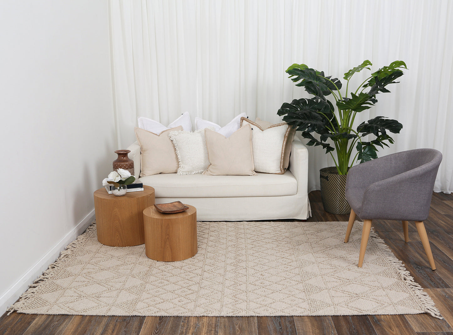 Dorian Inca Brown Wool Rug