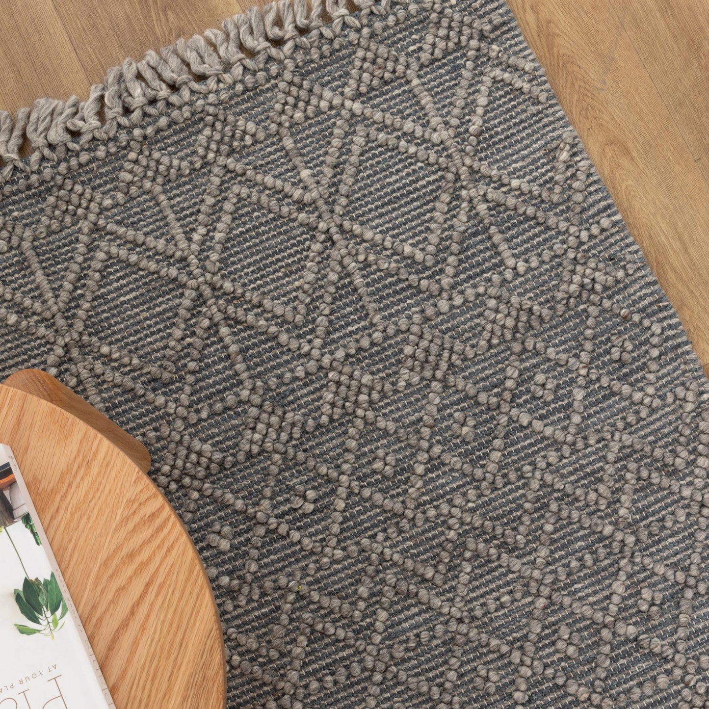 Dorian Inca Grey Multi Wool Rug
