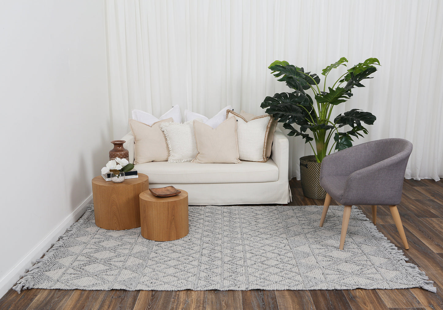 Dorian Inca Grey Wool Rug