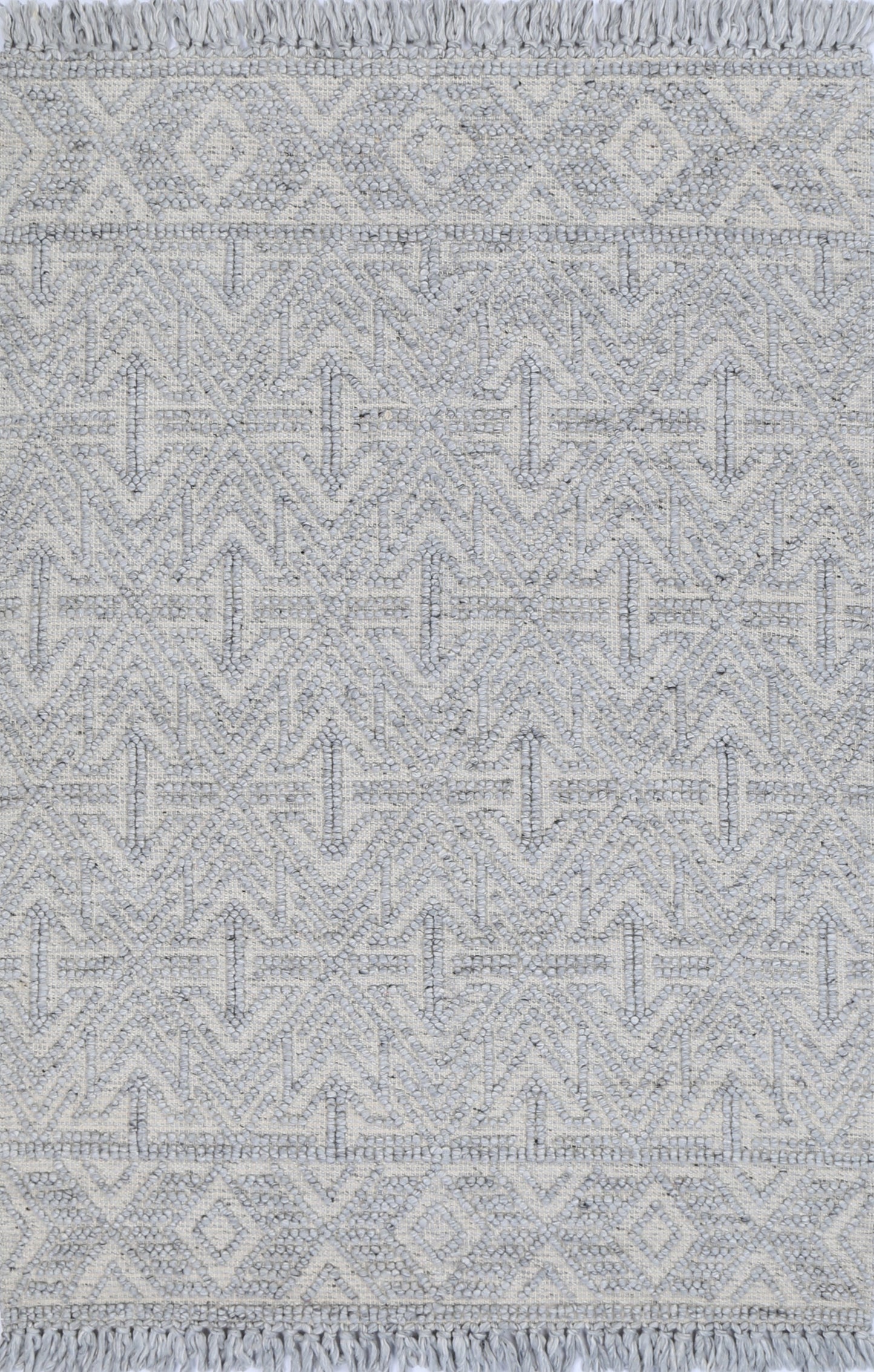 Dorian Tribal Grey Wool Rug