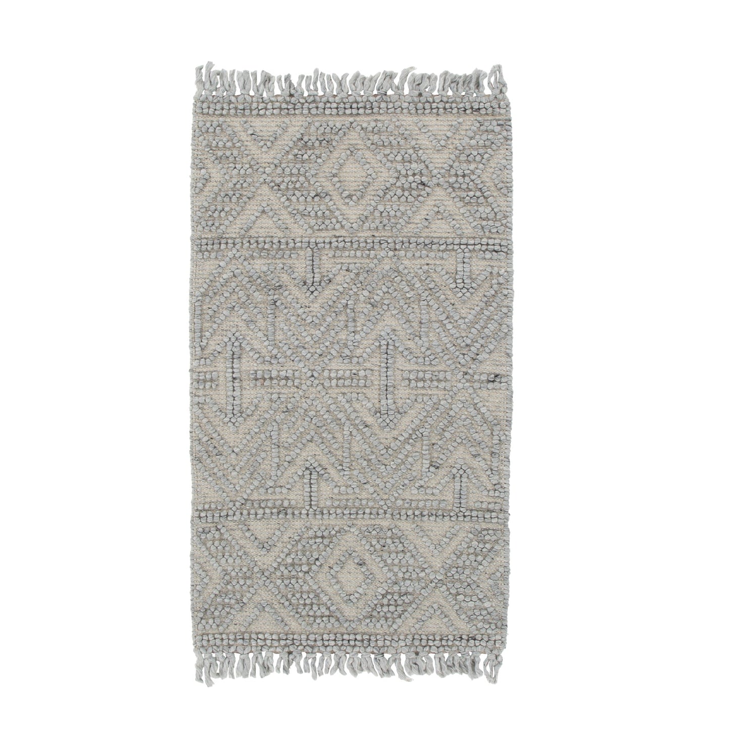 Dorian Tribal Grey Wool Rug