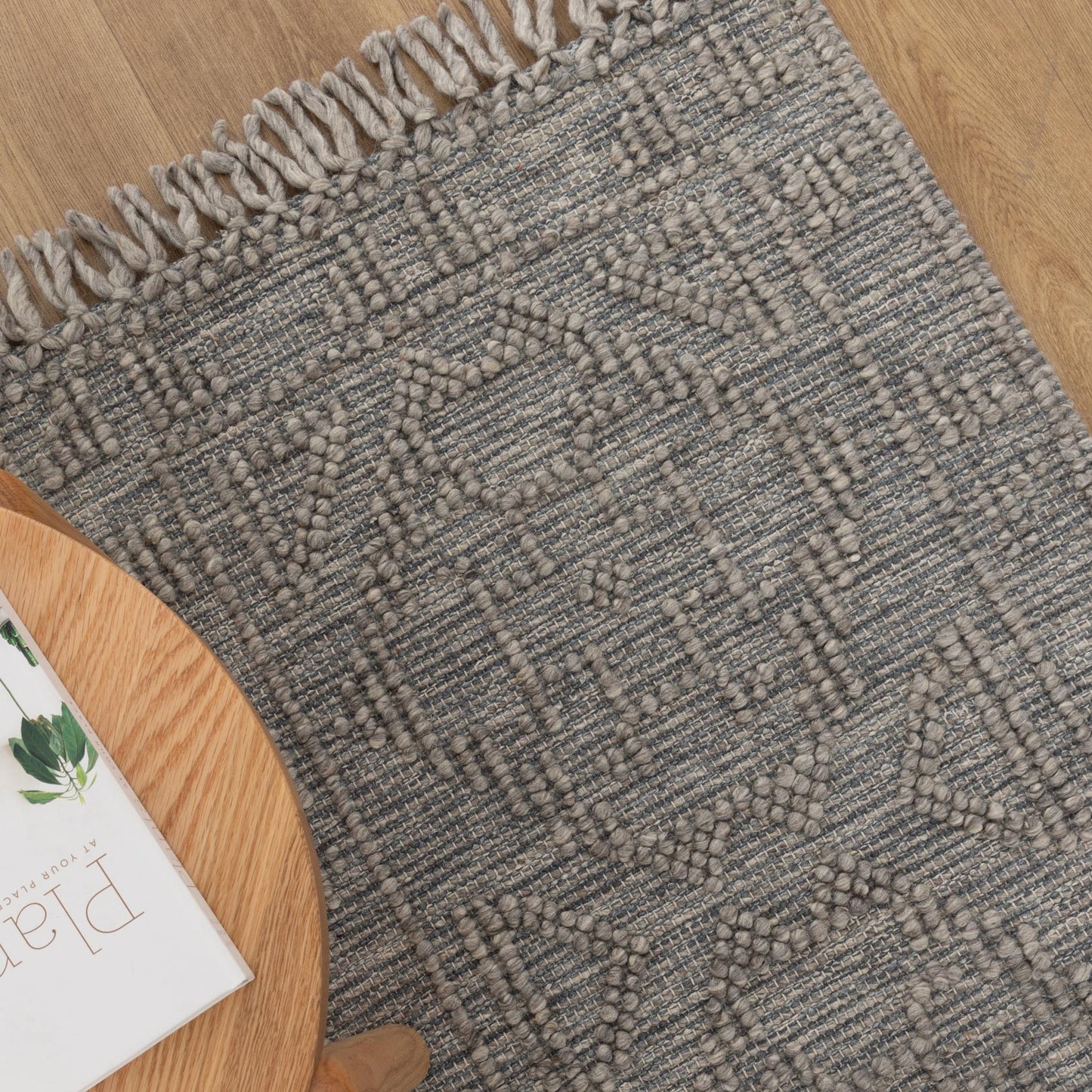 Dorian Ornamental Grey Multi Wool Rug