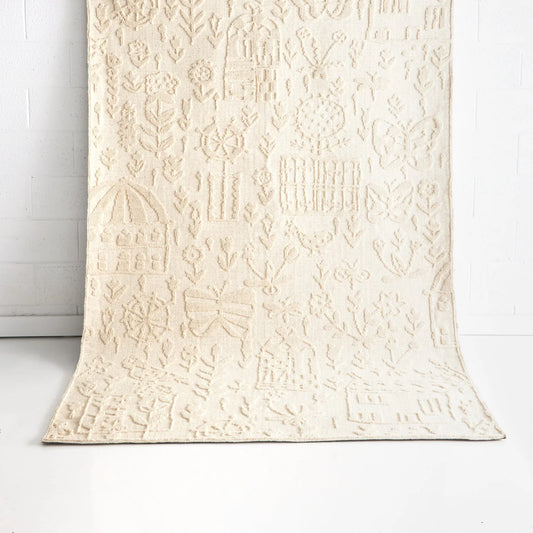 Elsey   Ivory   Wool   Nursery   Rug