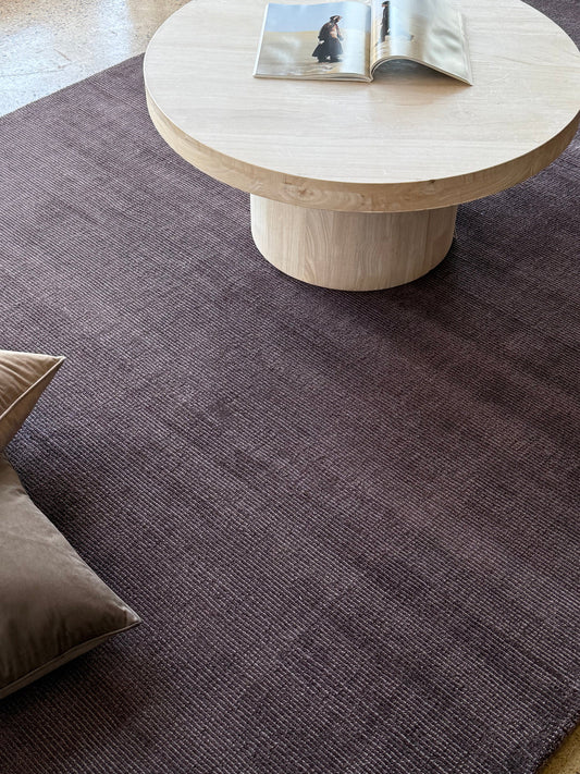 Bellagio Dark Chocolate Polyester Hand Tufted Rug