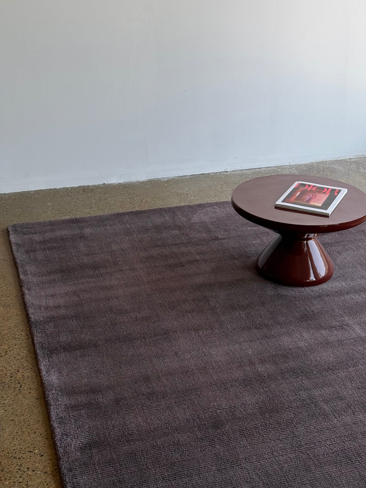 Bellagio Dark Chocolate Polyester Hand Tufted Rug