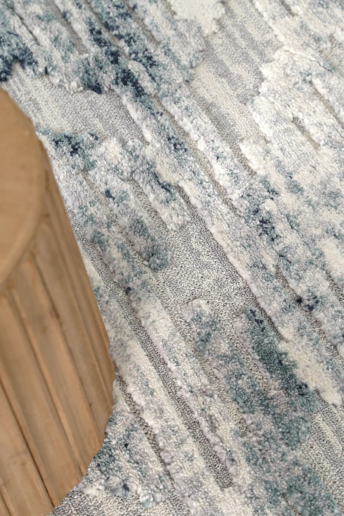 Bilbao Blue & Grey Geometric Rug