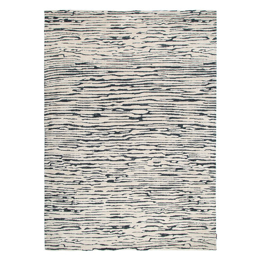 Kendra Ivory & Black Dune Rug