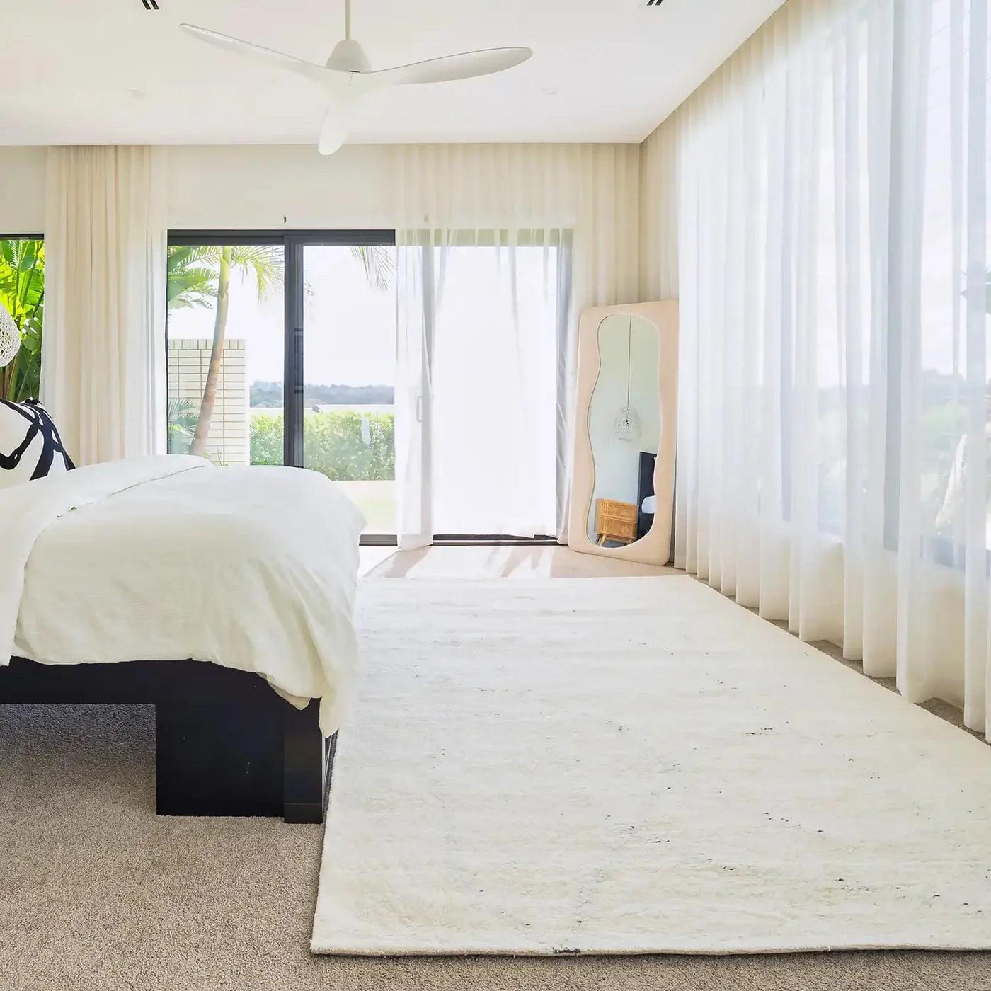 Kiah   Ivory   Grey   Wool   Rug