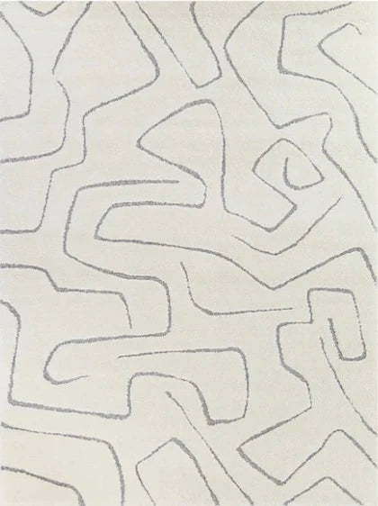 Lilly Abstract Cream Rug
