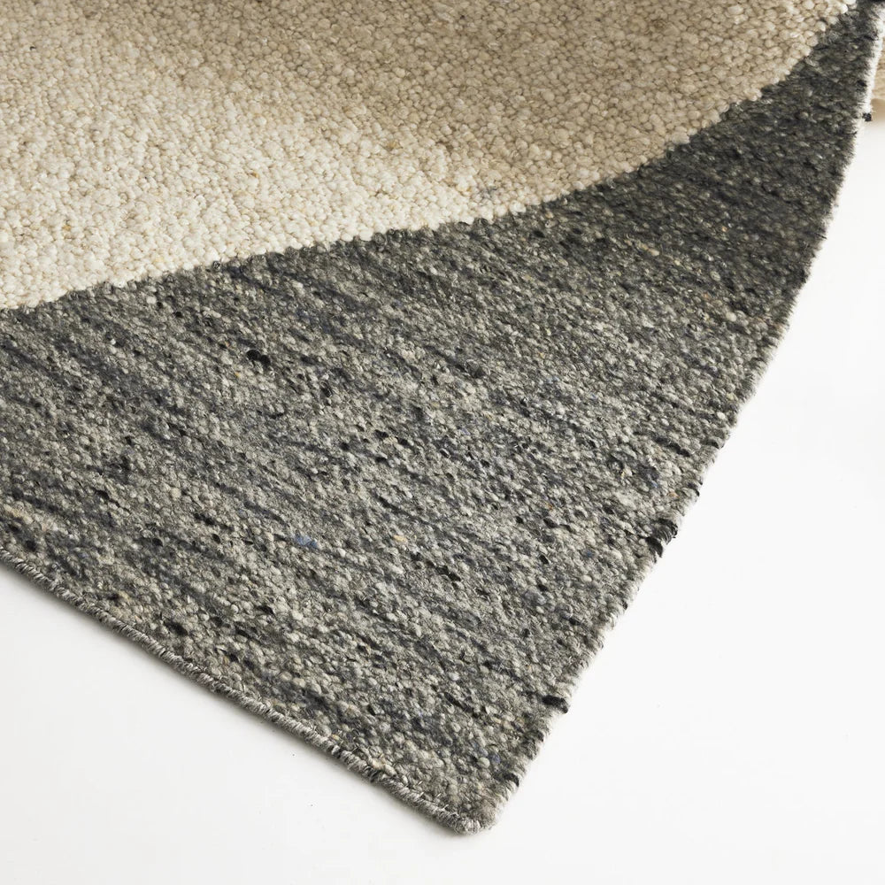 Lush   Grey   Ivory   Boucle   Rug