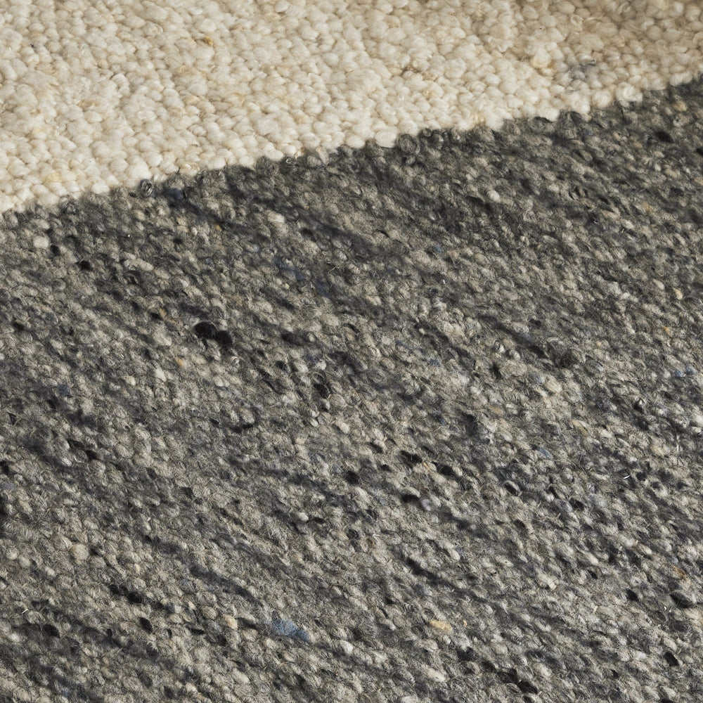 Lush   Grey   Ivory   Boucle   Rug