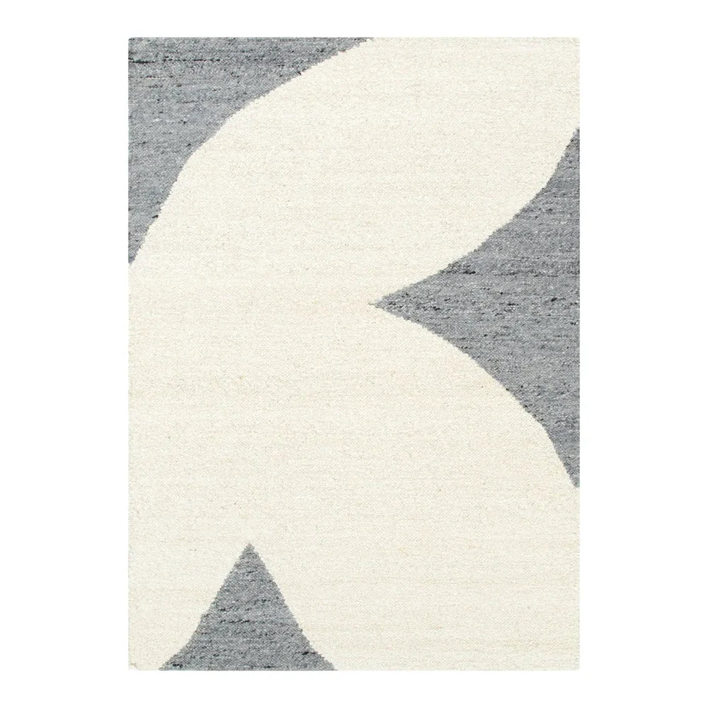 Lush   Grey   Ivory   Boucle   Rug