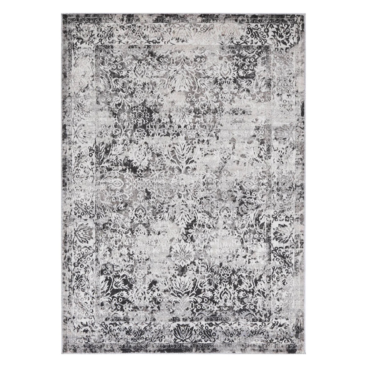 Quadalio Natural Motif Platinum Rug