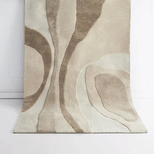 Mozart   Beige   Wool   Rug