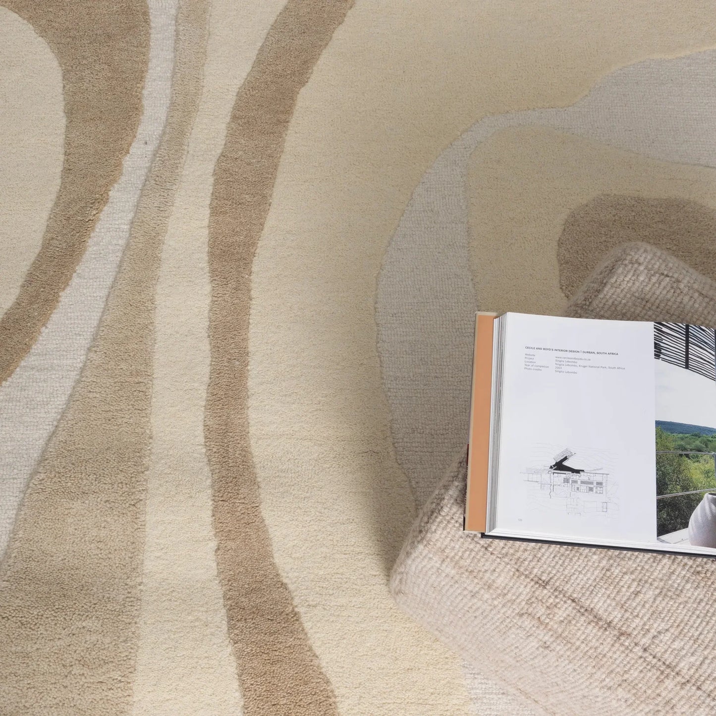 Mozart   Beige   Wool   Rug