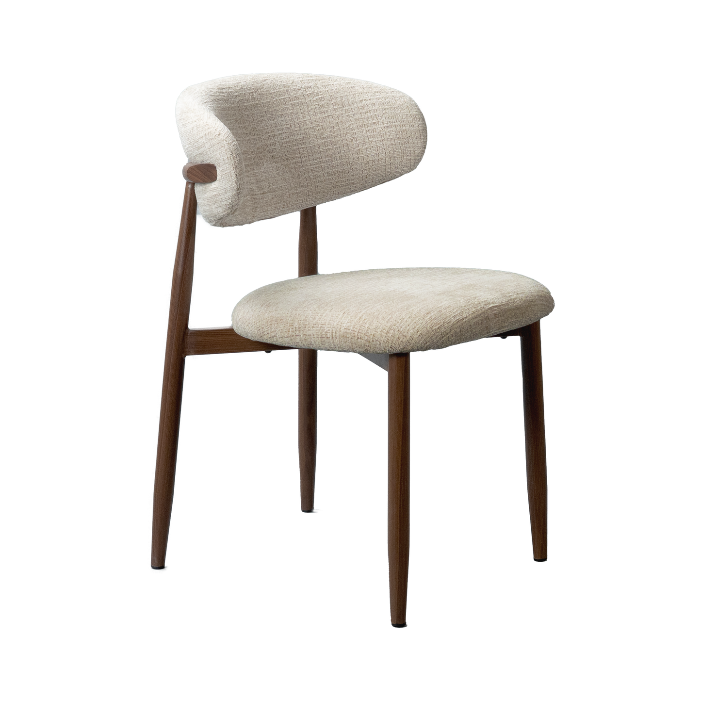 Cotswold Walnut/Beige Dining Chair