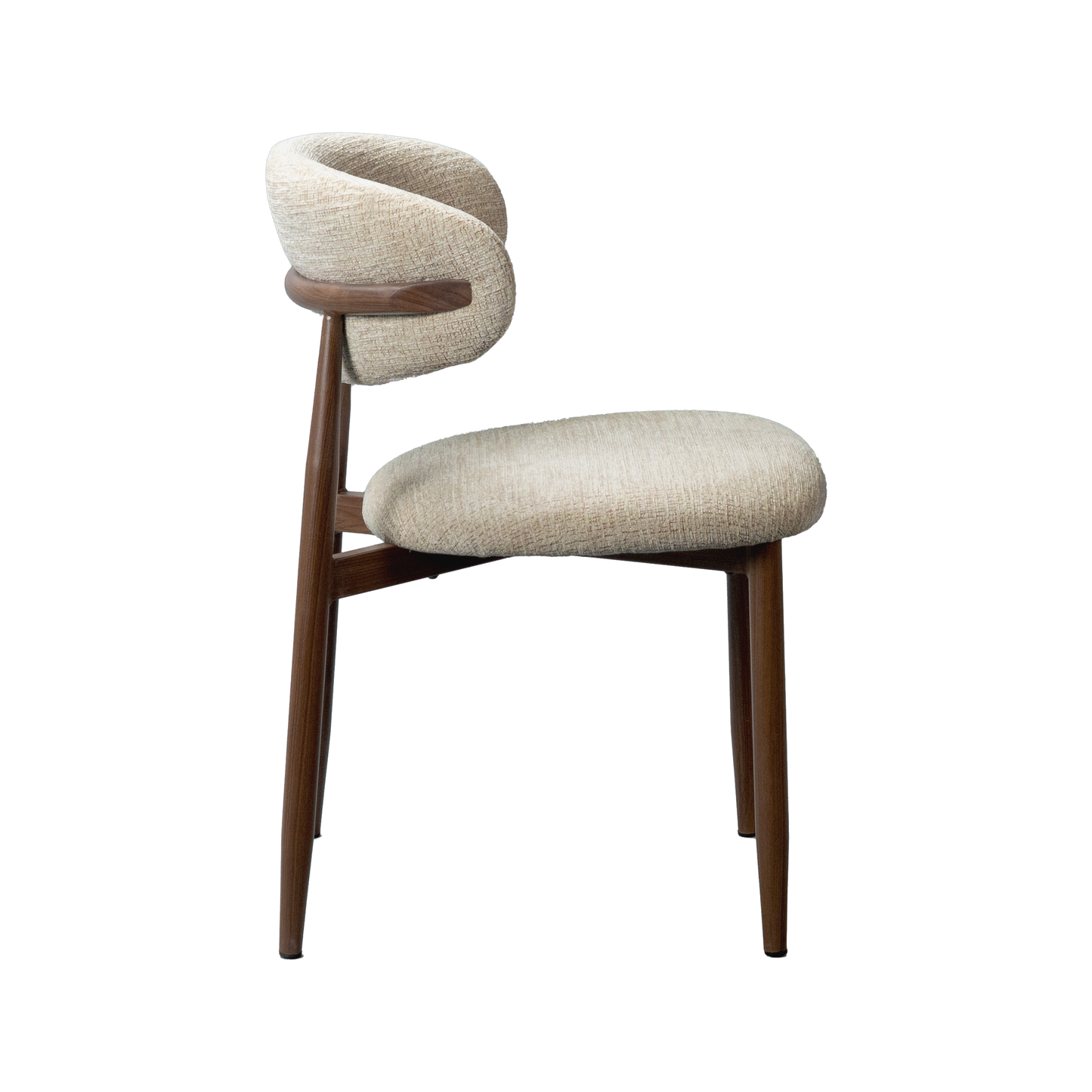Cotswold Walnut/Beige Dining Chair