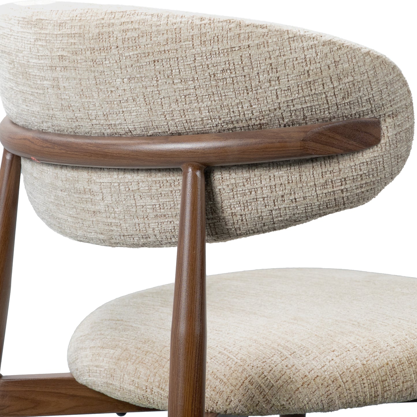 Cotswold Walnut/Beige Dining Chair