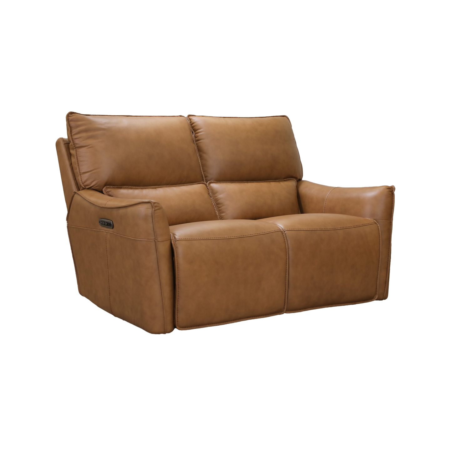 Seltos Tan Leather Single Electric Recliner