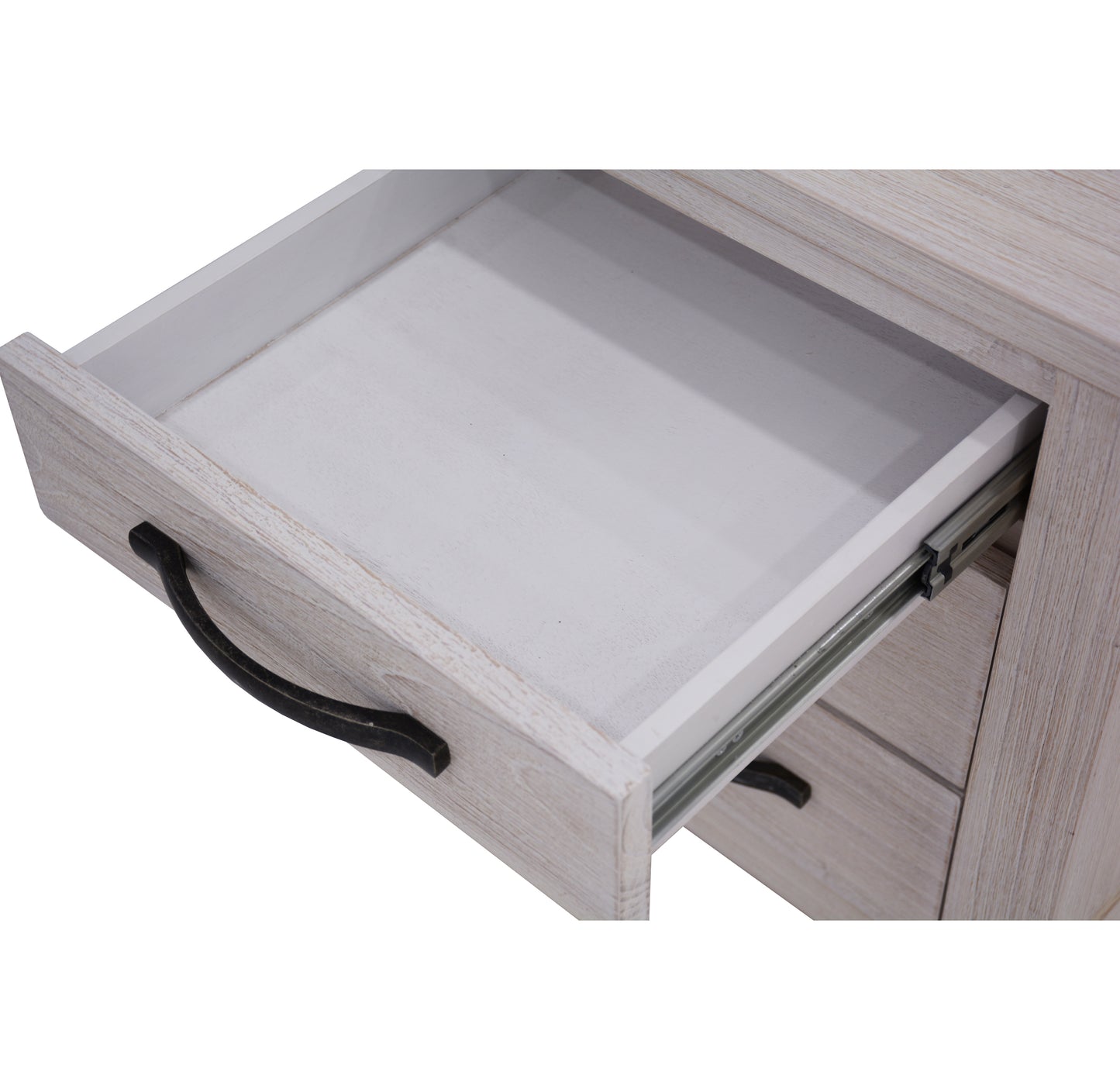 Florida 3 Drawers Bedside Table