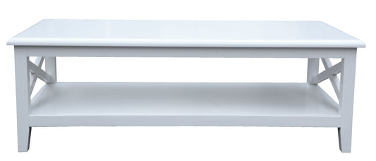 Hampton White Rectangular Coffee Table