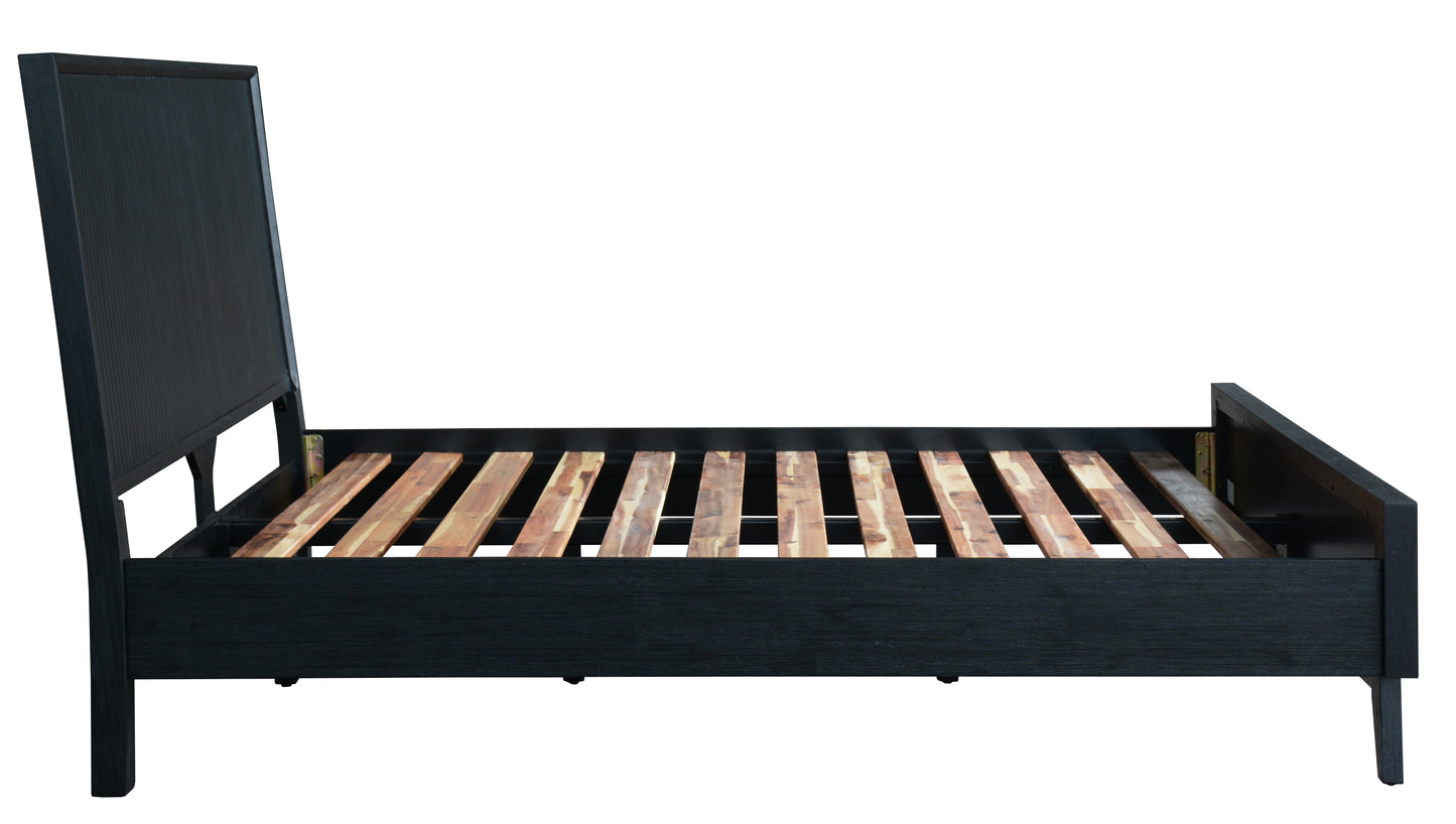 ELLA 1 DRW LAMP TABLE 55X42X55CM-BRUSHED BLK